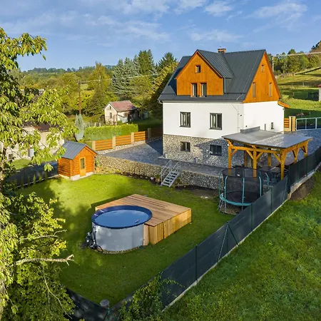 In Lusatian Mountains With Jacuzzi 别墅 Dolni Podluzi